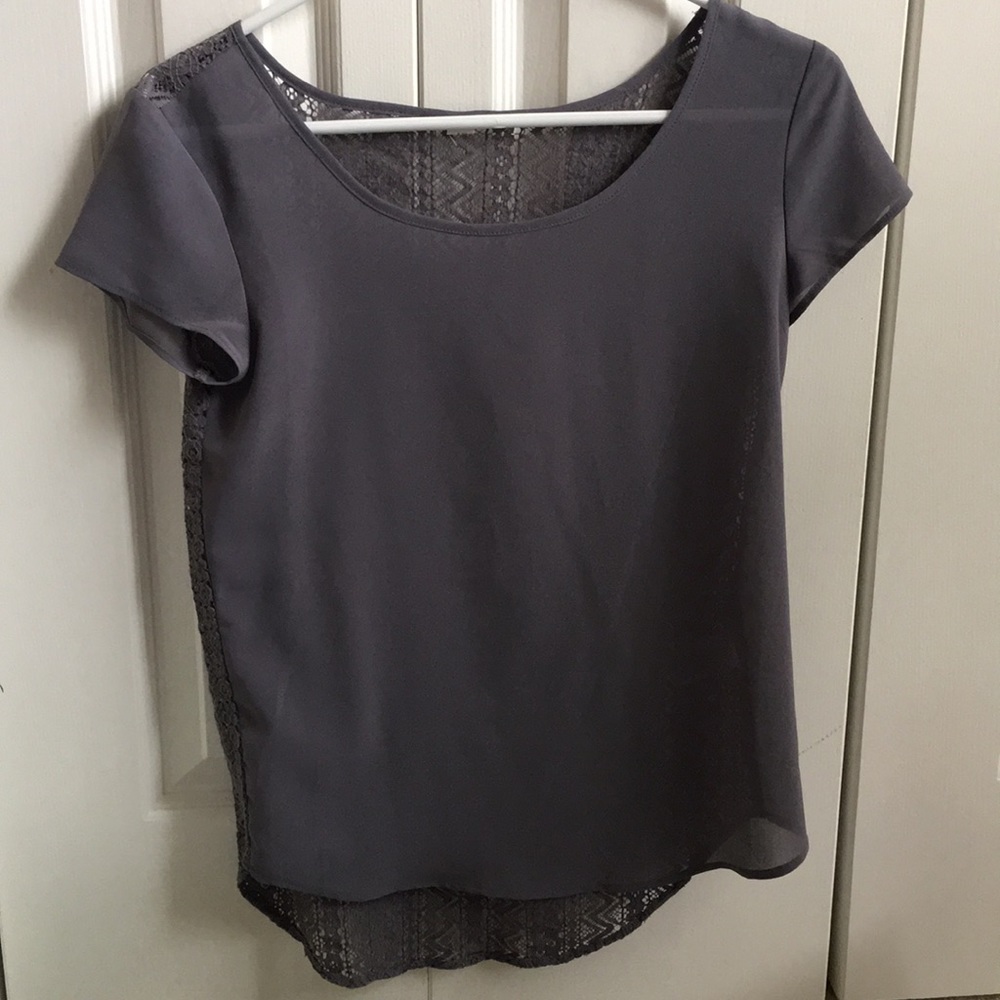Shirt with Lacey back